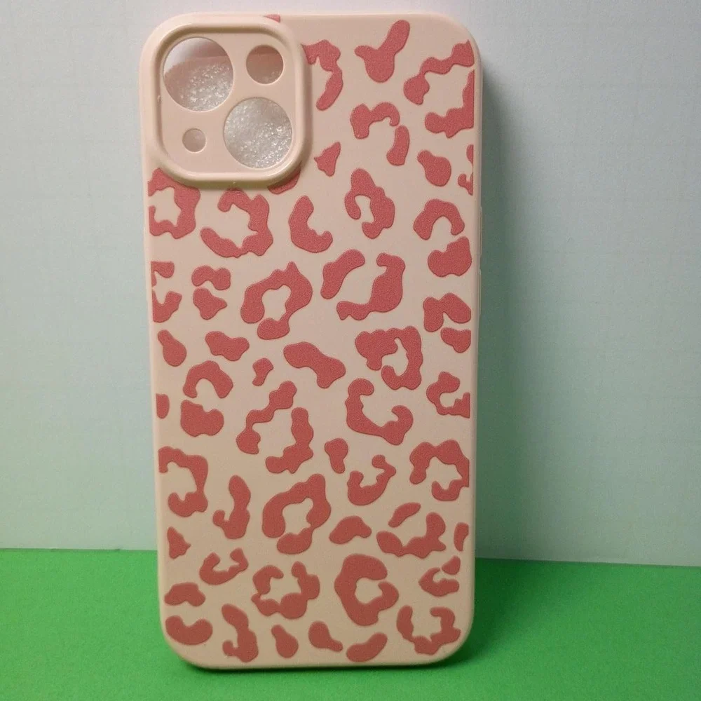iPhone 13 Case Cute Leopard - Pink